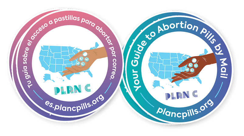 "Need to be un-pregnant?" QR code stickers